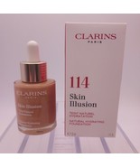 Clarins Skin Illusion Natural Hydrating Foundation NO SPF 114 CAPPUCCINO - $21.77