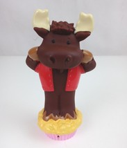 If You Give A Moose A Muffin Bath Time Friend 4.25&quot; Water Squirter Toy - £6.09 GBP