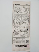 Kellogg&#39;s All-Bran Laxative Cereal Katrinka Comic Strip 1940 Vintage Pri... - £7.62 GBP