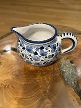Hand-Painted Italian Ceramic Creamer Pitcher - Deruta? - $48.57 CAD