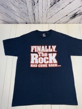 Vintage WWF The Rock Tour Smacketh Down T-shirt XL North Charleston - £53.31 GBP