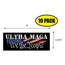10 PACK 3.37&quot;x 9&quot; ULTRA MAGA Sticker Decal Political BS0473 - £10.42 GBP