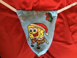 New Mens Spongebob Squarepants Xmas Christmas Gstring Thong Lingerie Underwear - £15.17 GBP