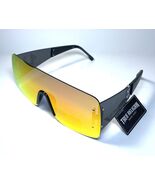 NEW TRUE RELIGION Black Gold Mirror Lens TRM1870X Sunglasses + Case - $45.99