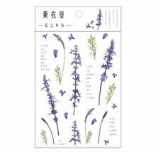 12 Designs Scrapbook/Diary Clear Stickers, Forget Me Not Set, NIB - $7.95