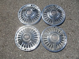 Genuine factory 1965 1966 Chevy II Nova SS 14 inch spinner hubcaps wheel covers - £73.27 GBP