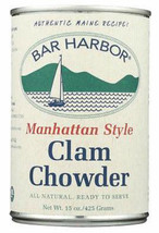 Bar Harbor Manhattan Style Clam Chowder Soup, 15 oz Can, Case of 6 - £32.64 GBP