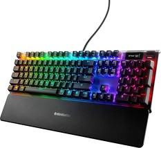 The Steelseries Apex Pro Usb Mechanical Gaming Keyboard Features Rgb - £207.82 GBP