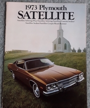 1973 Plymouth Satellite Brochure - Like New - $7.00