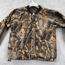 Stearns H780 Mens Multicolor Long Sleeves Camouflage Hunting Jacket Size Large - £15.68 GBP