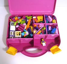 Lego Lot Pink Case Windows Door Minifigure Rooof Slopes Lots Of Colorful... - $19.95