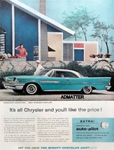 1958 Chrysler The Mighty Windsor Dartline Car Ad Ex+ Advertisement! Auto Art! - £5.39 GBP