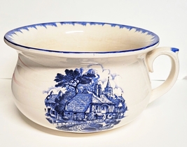 Children&#39;s English Price Kensington Blue &amp; White Porcelain Chamber Pot  - £12.13 GBP