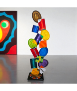 Unique Floor Sculpture, Abstract living room sculpture. Large GT4-60x18 ... - $14,090.85 MXN