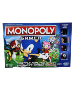 MONOPOLY GAMER SONIC THE HEDGEHOG BOARD GAME 100% COMPLETE 2018 - £56.29 GBP