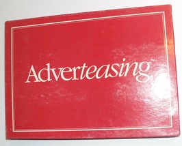 Adverteasing Board Game A Game of Slogans, Commercials and Jingles - $7.42