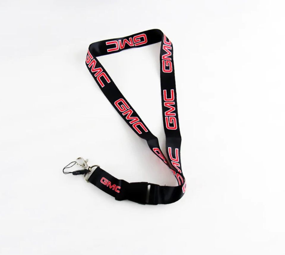 GMC Denali AT4 Sierra Yukon Keychain Lanyard Quick Release Black NEW - $7.00