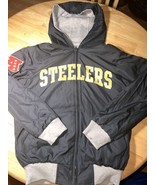 Small NFL PITTSBURGH STEELERS Men Jacket Reversible Puff Fleece New No Tags - $49.99