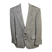 John Alexander Mens Two Button Suit Jacket Multicolor Herringbone Lined ... - £44.06 GBP