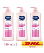 3 x Vaseline Body Lotion Healthy Bright UV Extra Brightening Pink Gluta ... - £42.07 GBP