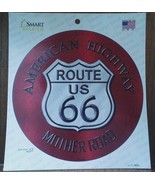 Route 66 American Highway Mother Road 6&quot;  Circle Decal Sticker - €8,68 EUR