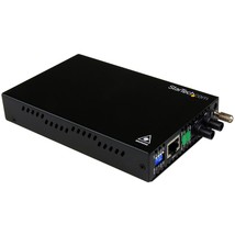 StarTech.com 10/100 Mbps Ethernet to Fiber Optic Media Converter - ST Multimode  - £73.12 GBP