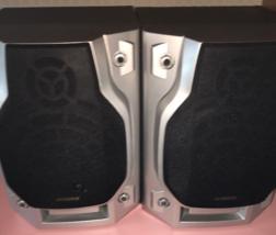 Audiovox 8 Ohm Libreria Casa Speakers-Very Loud-Rare-Ships N 24 Orario - £118.12 GBP