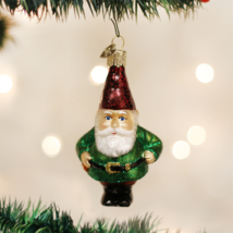 Old World Christmas Gnome Mythical Glass Christmas Ornament 24133 - £9.62 GBP