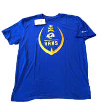 NWT New Los Angeles Rams Nike Dri-Fit Football Team Icon Size Large T-Shirt - £21.99 GBP