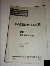 Caterpillar Cat Diesel D8 Tractor Operation Maintenance Manual Book - £15.35 GBP