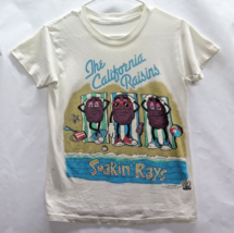 Vtg 1987 California Raisins “Soakin’ Rays” T Shirt women’s youth kids size? - £30.22 GBP