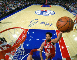 Jahlil Okafor signed Philadelphia 76ers 16x20 Photo #8 (horizontal dunk) - $19.95