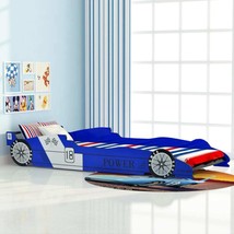 Children&#39;s Race Car Bed 90x200 cm Blue - £105.07 GBP