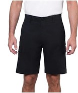 Wearfirst Mens Cargo Short Black Stretch Pockets Comfort Waist Lightweight - $50.59 CAD