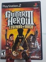 Guitar Hero III 3: Legends of Rock (Sony PlayStation 2 PS2, 2007) Complete Game - £9.58 GBP