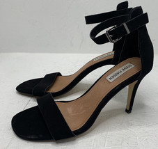 Steve Madden Bayside 8.5 Black Sling Back High Heel Shoes O5 - $17.73