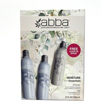 Abba Hair Care Moisture Essentials Holiday Gift Kit(Shampoo, Conditioner, Spray) - £23.85 GBP