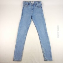 Bershka Denim Light Blue Skinny High Rise Jeans Size 4 - £16.65 GBP