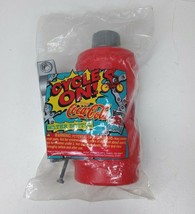 Vintage 1997 New Cycle On Coca-Cola Water Bottle For Bicycle Wendy&#39;s Toy Sealed - £3.78 GBP