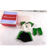 American Girl Doll Soccer Star 2009 Outfit Set  green and black jersey #... - $8.91