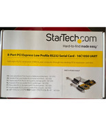 Startech PEX8S1050LP 8 PORT PCI EXPRESS RS232 SERIAL ADAPTER CARD PCIE D... - $5,499.46 MXN