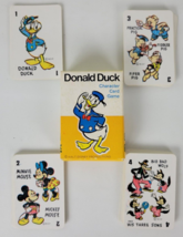 Vintage Walt Disney Productions Donald Duck Character Card Game Russell w. Box - £15.79 GBP