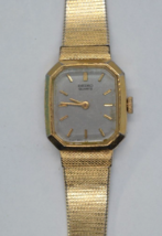 Seiko Vtg. Watch Women Gold Tone 2B20-5019 New Battery &#39;&#39;GUARANTEED&#39;&#39; - £55.35 GBP