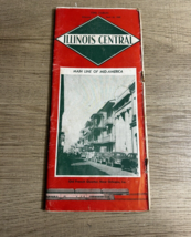 Illinois Central Railroad Timetable vtg April 1949 New Orleans Port French Qtr. - £12.38 GBP