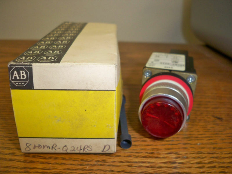 Allen Bradley 800MR-Q24RS Red Pilot Light 24VAC/DC Surplus - $45.00