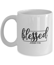 Religious Mugs Blessed John 1:16 White-Mug  - £13.63 GBP