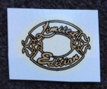 Guitar waterslide headstock decal Gold limited edition  - $4.37