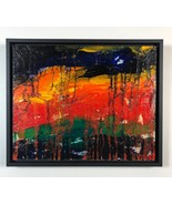 Abstract painting, oil painting, original painting, unique painting - $291.35 CAD
