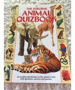 The Usborne Animal Quizbook Elephant Giraffe Parrot Tiger Kids Paperback... - $8.73 CAD