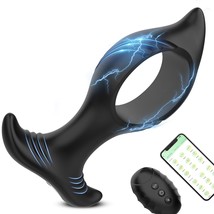Electric Shock Anal Plug Vibrator, Prostate Massager Adult Sex Toys Vibr... - £25.81 GBP